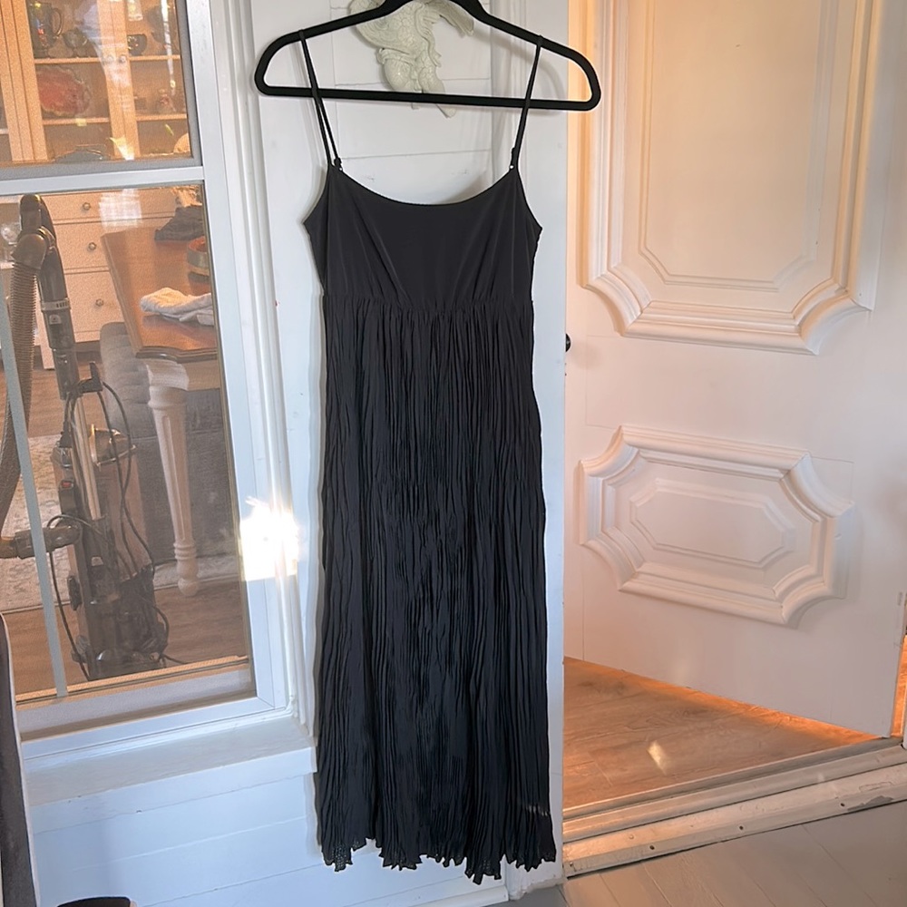 All Saints Pleated Accordian Style Dress NEW